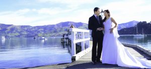 Akaroa wedding by the water