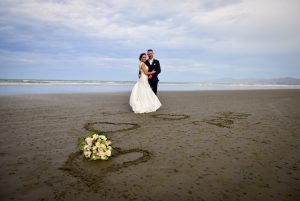 Wedding on Christchurch beach