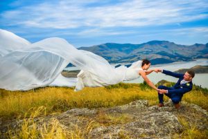 Flying bride